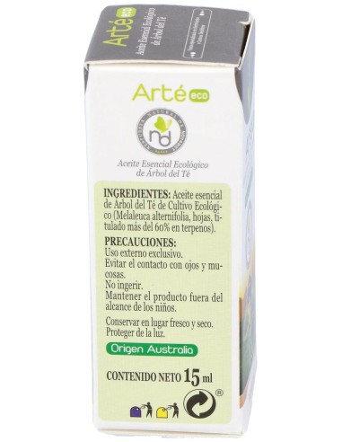 Arte Eco Aceite Esencial Arbol Del Te 15Ml. de Novadiet