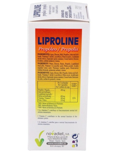 Liproline Elixir Propoleo 250Ml. de Novadiet