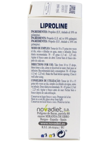 Liproline Ext Fluido Envase de 30 ml. de Novadiet
