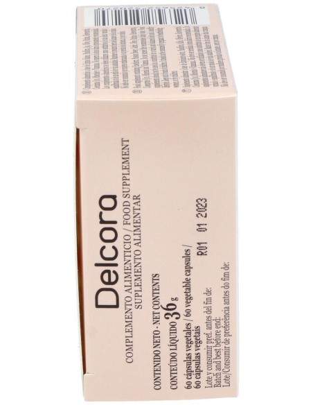 Delcora Envase de 60 cápsulas vegetales. de Novadiet