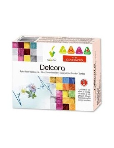 Delcora Envase de 60 cápsulas vegetales. de Novadiet