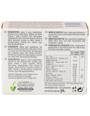 Delcora Envase de 60 cápsulas vegetales. de Novadiet