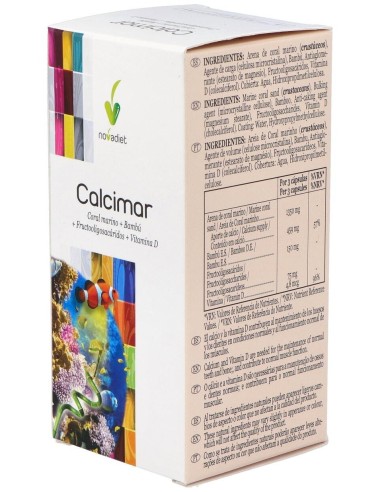 Calcimar Envase de 90 cápsulas vegetales. de Novadiet