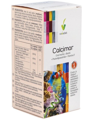Calcimar Envase de 90 cápsulas vegetales. de Novadiet