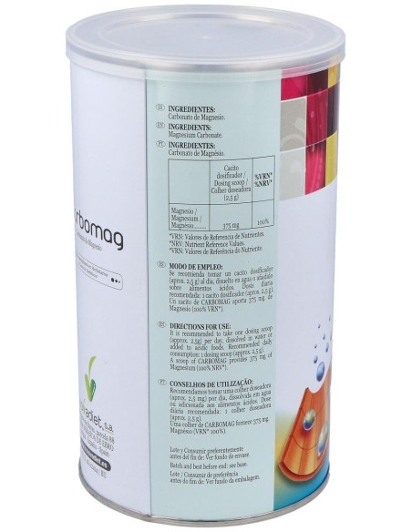 Carbomag Carbonato De Magnesio 150Gr. de Novadiet