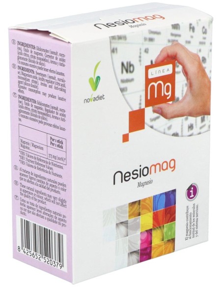 Nesiomag Envase de 18 sticks monodosis de 2 g. de Novadiet