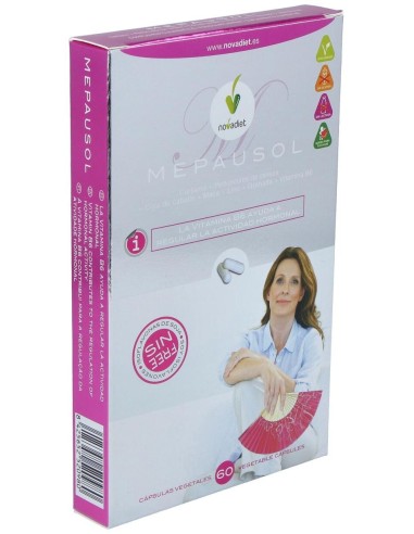 Mepausol Envase de 60 cápsulas vegetales. de Novadiet