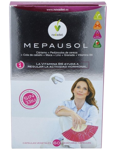 Mepausol Envase de 60 cápsulas vegetales. de Novadiet