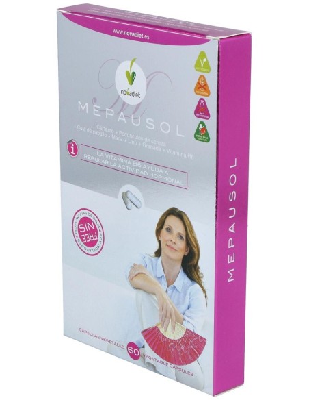 Mepausol Envase de 60 cápsulas vegetales. de Novadiet