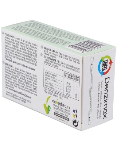 Denzimax Envase de 30 cápsulas vegetales. de Novadiet