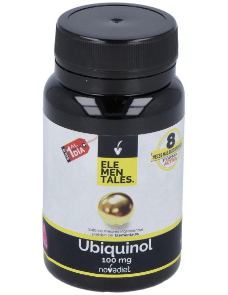 Ubiquinol 100Mg. 30Cap. Elementales de Novadiet