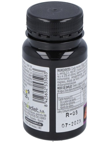 Cardo Mariano Envase de 30 cápsulas vegetales. de Novadiet