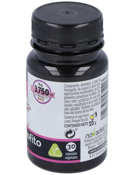 Harpagofito Envase de 30 cápsulas vegetales. de Novadiet