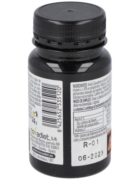 Reishi Envase de 30 cápsulas vegetales. de Novadiet