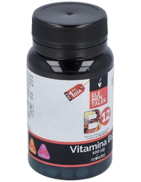 Vitamina B12 100 Mcg Envase de 120 comprimidos masticables. de Novadiet