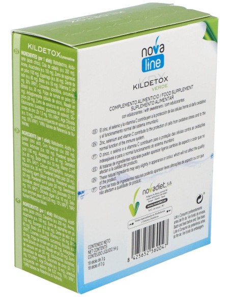 Kildetox Envase de 18 sticks de 3 g. de Novadiet