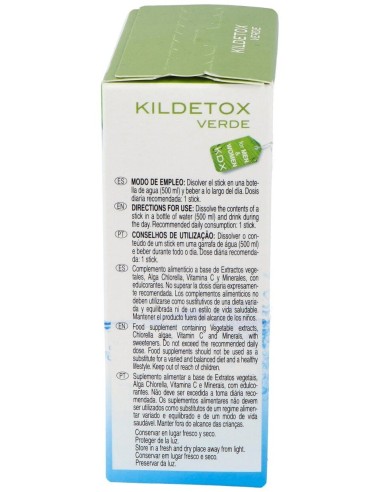 Kildetox Envase de 18 sticks de 3 g. de Novadiet