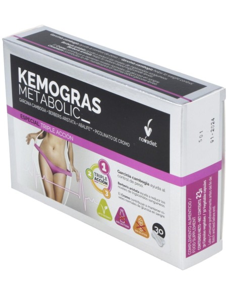 Kemogras Metabolic 30Cap. de Novadiet