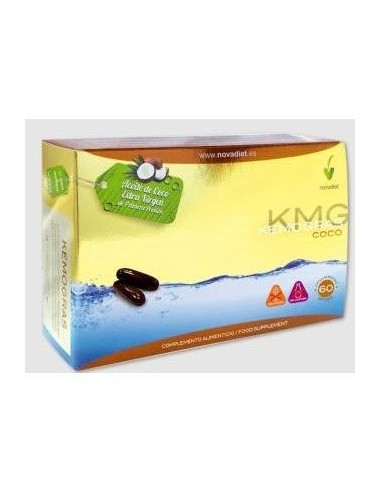 Kemogras Coco Envase de 60 cápsulas blandas. de Novadiet