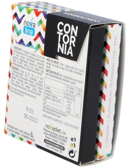 Contornia Envase de 15 cápsulas vegetales. de Novadiet