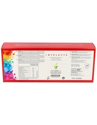 Intelecta Envase de 20 viales de 10 ml. de Novadiet