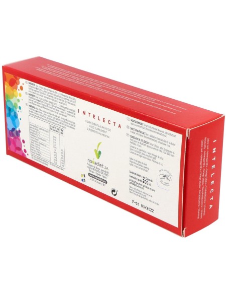 Intelecta Envase de 20 viales de 10 ml. de Novadiet
