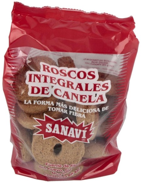 Roscos De Canela Integrales 400Gr. de Sanavi