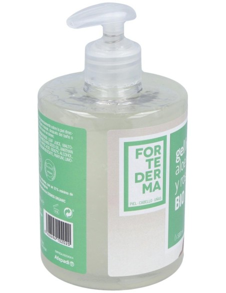 Gel Hidratante Aloe Vera-Rosa Mosqueta 500Ml. Bio de Herbora