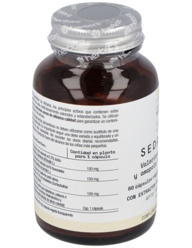 Herboplant Sedancap 60Cap. de Herbora