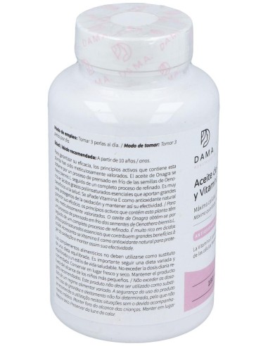 Aceite De Onagra Con Vit. E 180Perlas de Herbora