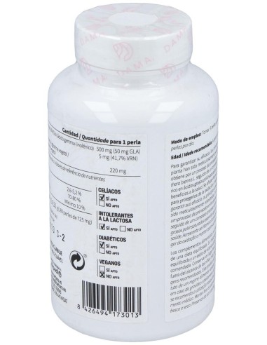 Aceite De Onagra Con Vit. E 180Perlas de Herbora