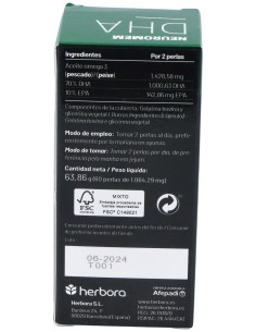 Fosfomen Neuromen Dha 60Perlas de Herbora 2