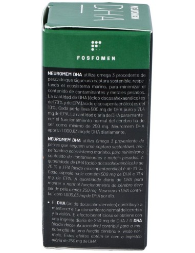 Fosfomen Neuromen Dha 60Perlas de Herbora