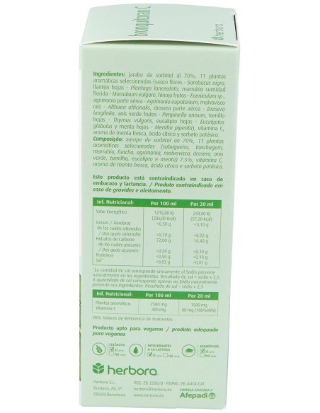 Bronquitoran C Jarabe 250Ml. de Herbora