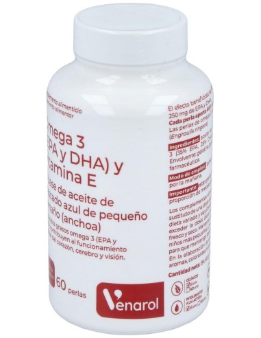 Omega 3 (Epa Y Dha) + Vit. E 60Perlas de Herbora