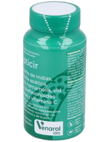 Opticir Castaño-Centella-Ruscus-Vid-Hamameli 60Cap de Herbora