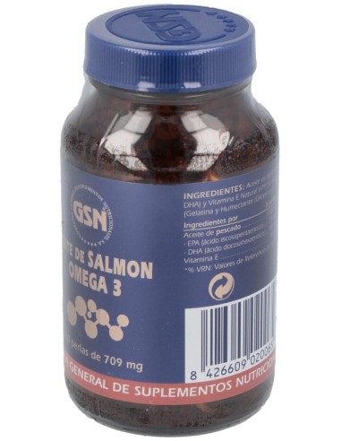 Omega 3 Aceite De Salmón 180 Perlas de GSN