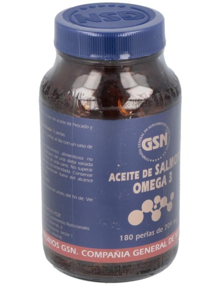 Omega 3 Aceite De Salmón 180 Perlas de GSN