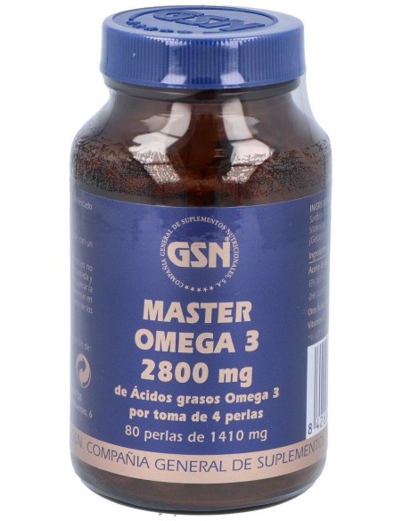 Master Omega 3 80Perlas de Gsn