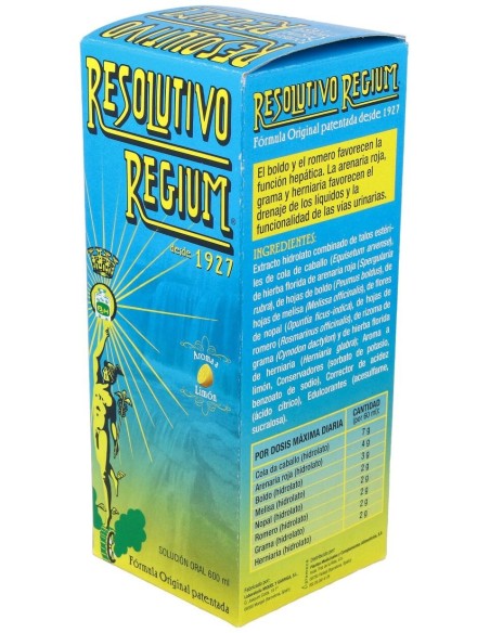 Resolutivo Regium Limon 600Ml. de Miquel Y Garriga