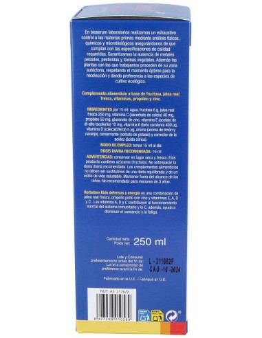 Herbetom Kids Defensas Y Energia Jarabe 250Ml. de Bioserum