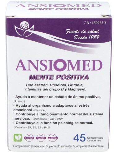 Ansiomed Mente Positiva 45Comp. de Bioserum