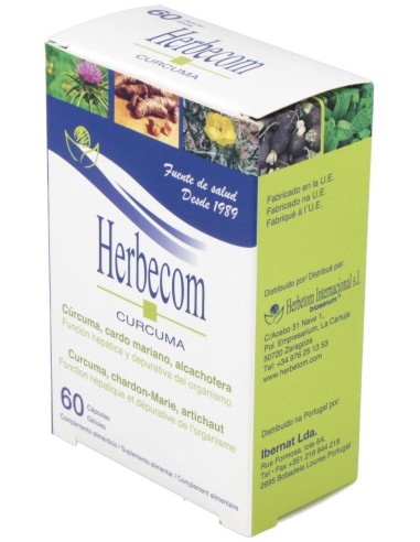 Herbecom Curcuma 60Cap. de Bioserum