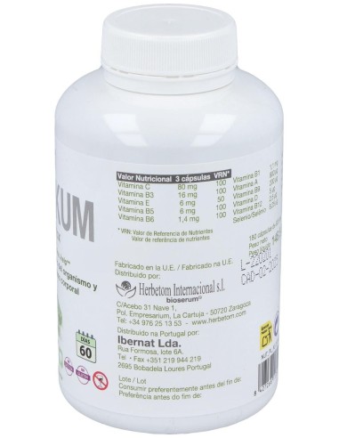 Aminikum 180 Cápsulas de Bioserum