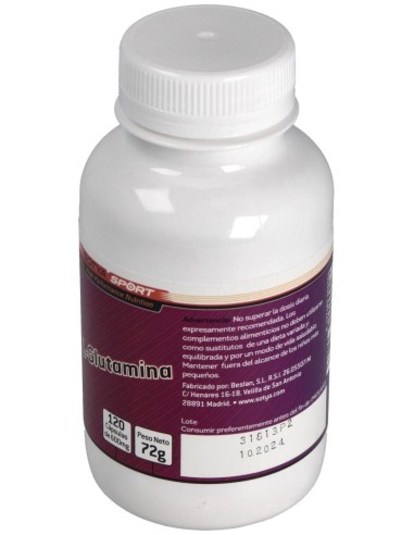 L- Glutamina 600Mg Cáps. 120U de Sotya