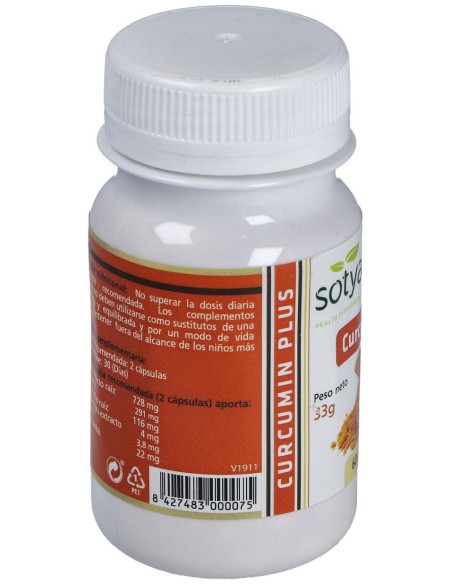 Curcumin Plus 60Cap. de Sotya