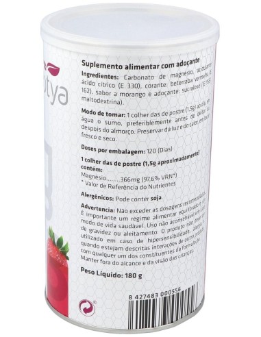 Carbonato De Magnesio Fresa 180G Polvo de Sotya