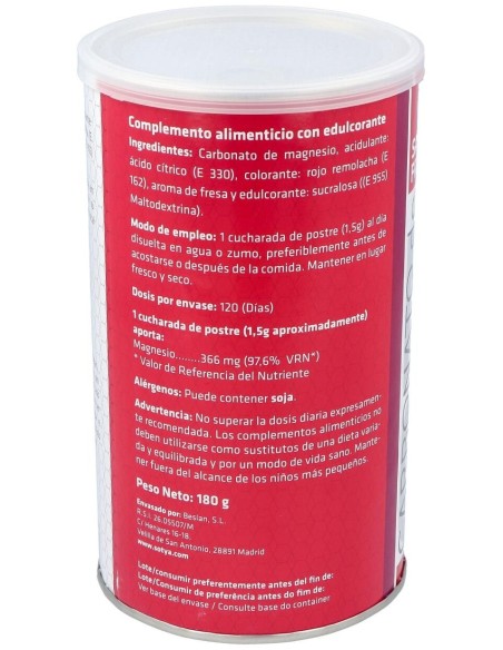 Carbonato De Magnesio Fresa Bote 180Gr. de Sotya