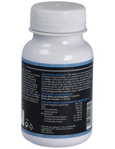 Carbón Activado Con Probióticos 550Mg Cáps. 90U de Sotya