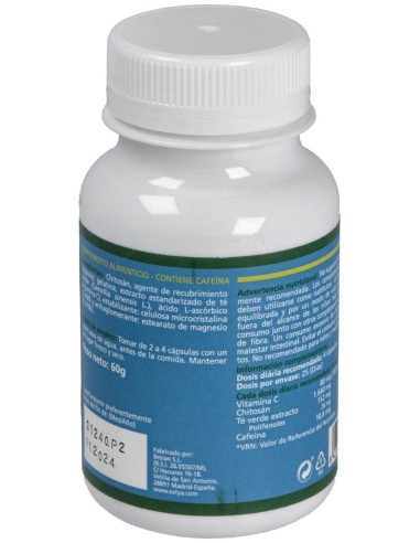 Chitosán Con Té Verde Y Vitamina C 600Mg Cáps. 100U de Sotya